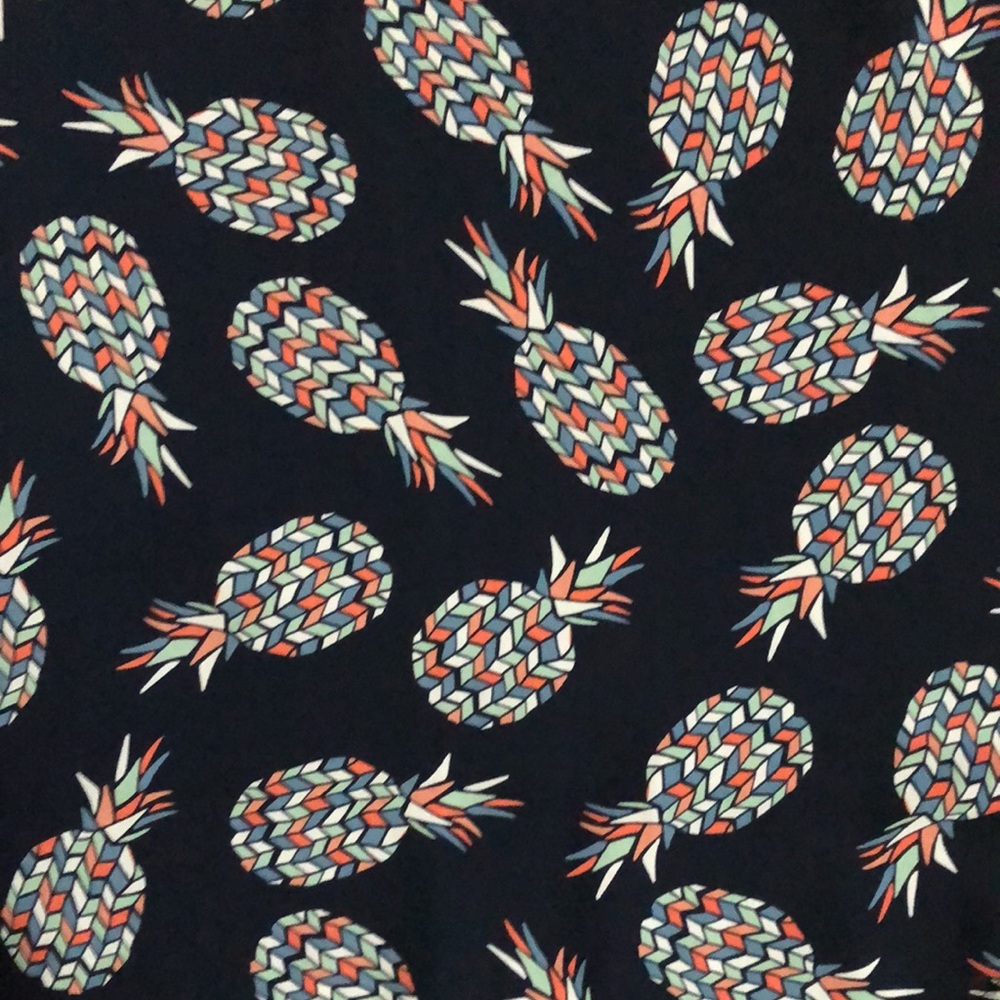 Loft spaghetti strap Top filled with Pineapples - Picture 2 of 6
